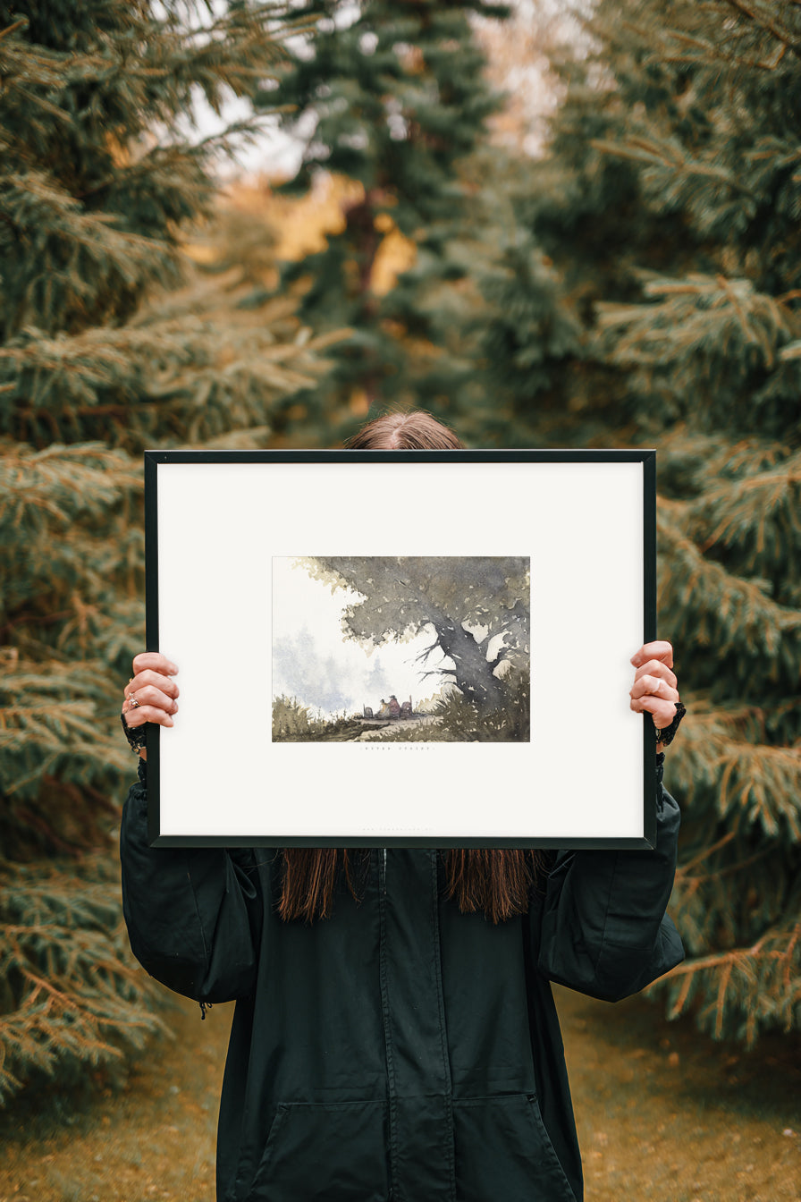 Nyter utsikt | Fine Art Poster 30x40 cm