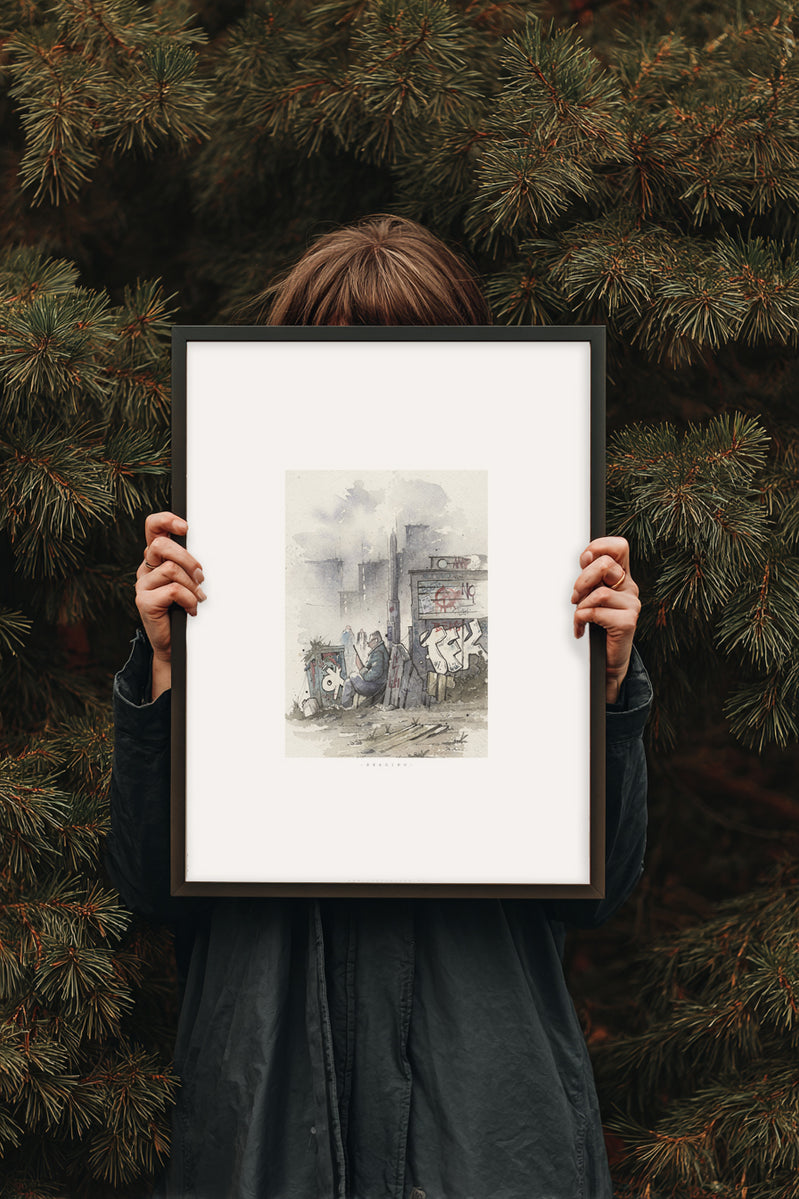 READING | 30x40cm | Giclée print