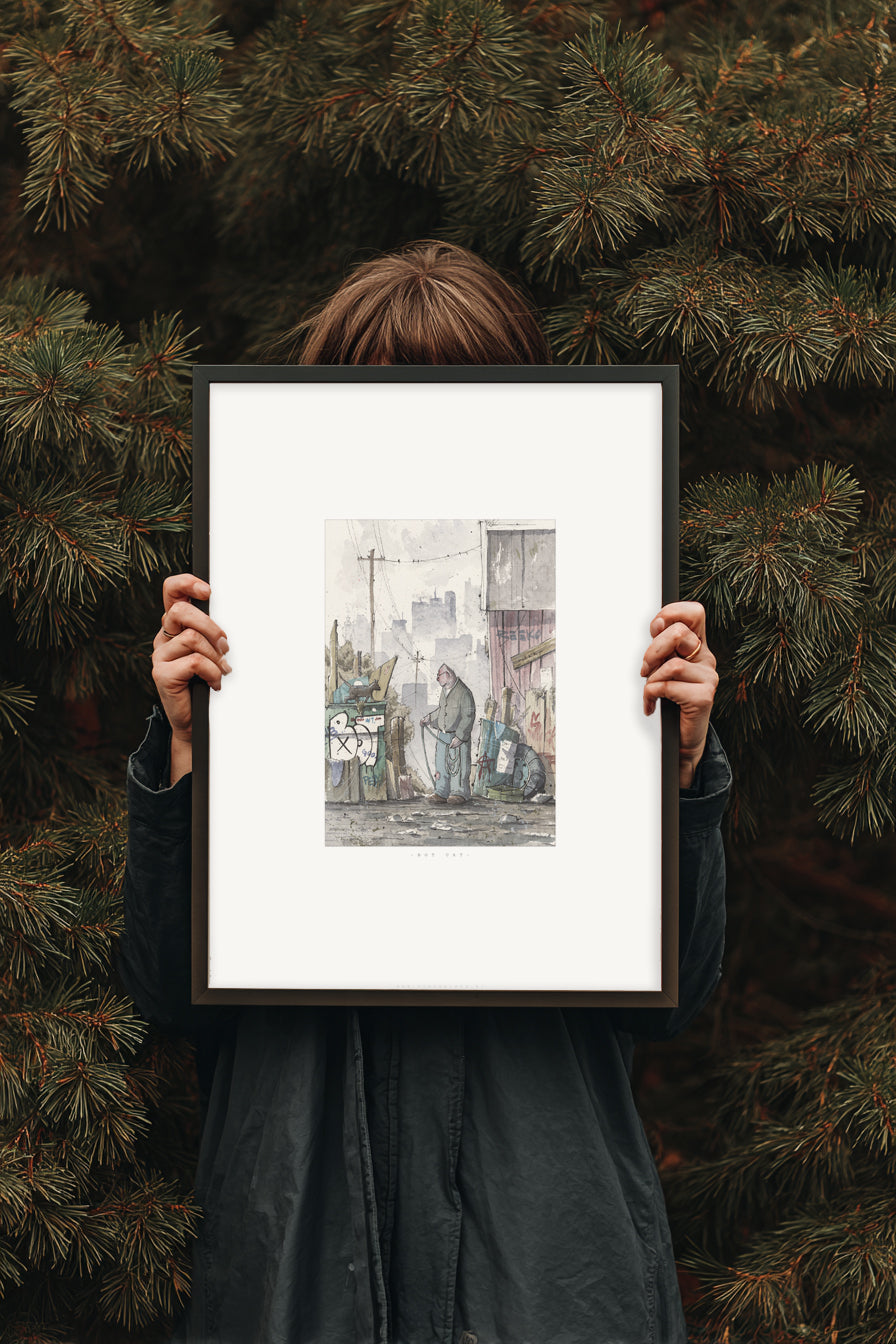 BOT CAT | 30x40cm | Giclée print