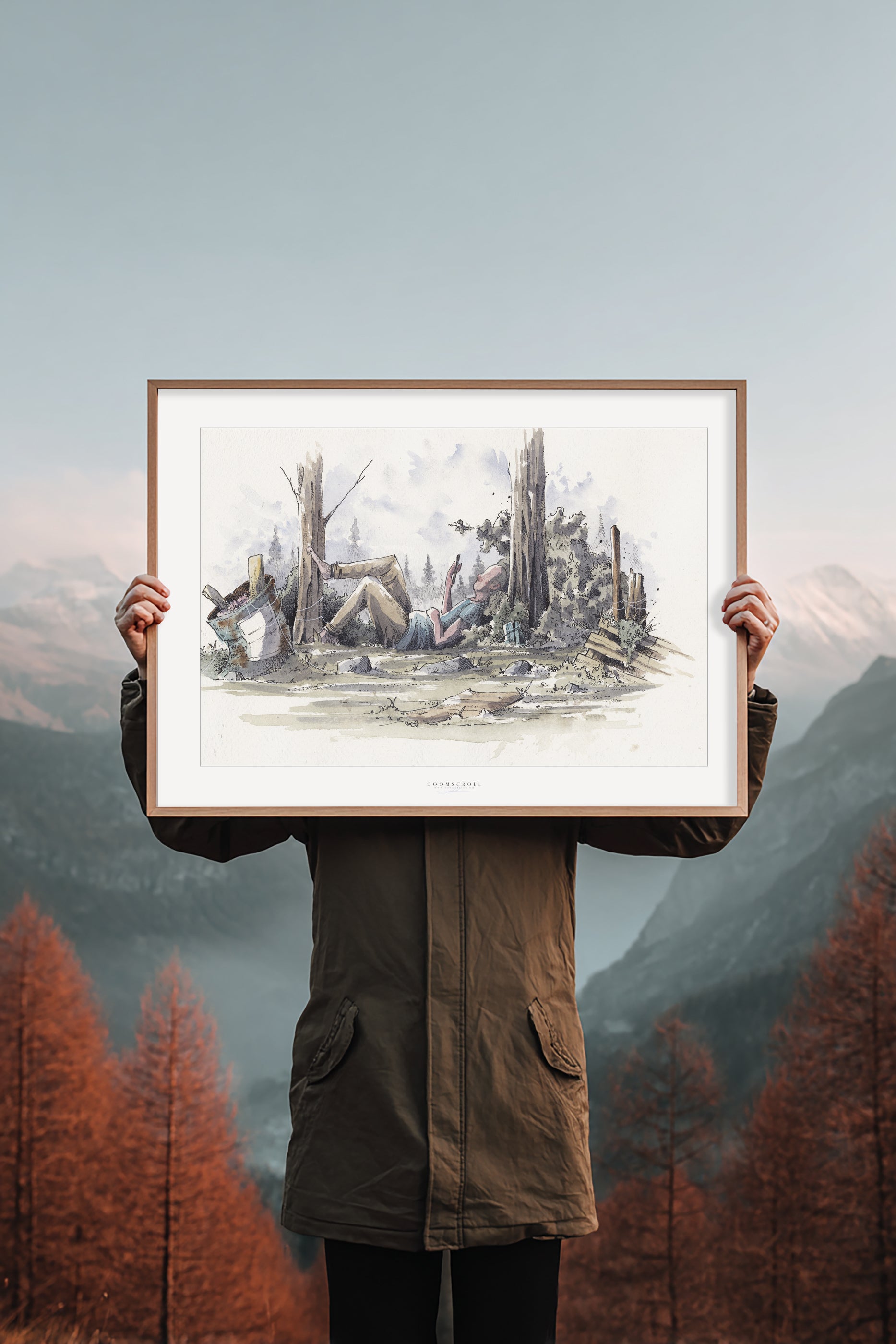 Doomscroll | Fine Art Print | 50x70 - 30x40