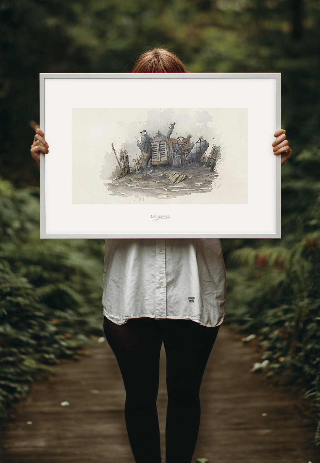 GAMMEL TRAKTOR | 50x70cm | Giclée print