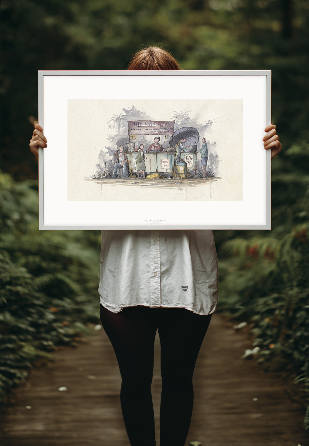 På markedet | Fine Art Print | 50x70 - 30x40