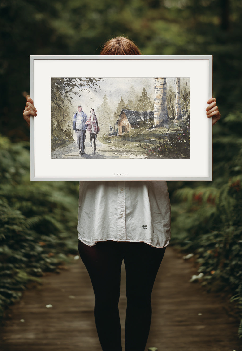 på rett sti | Fine Art Print | 50x70 - 30x40