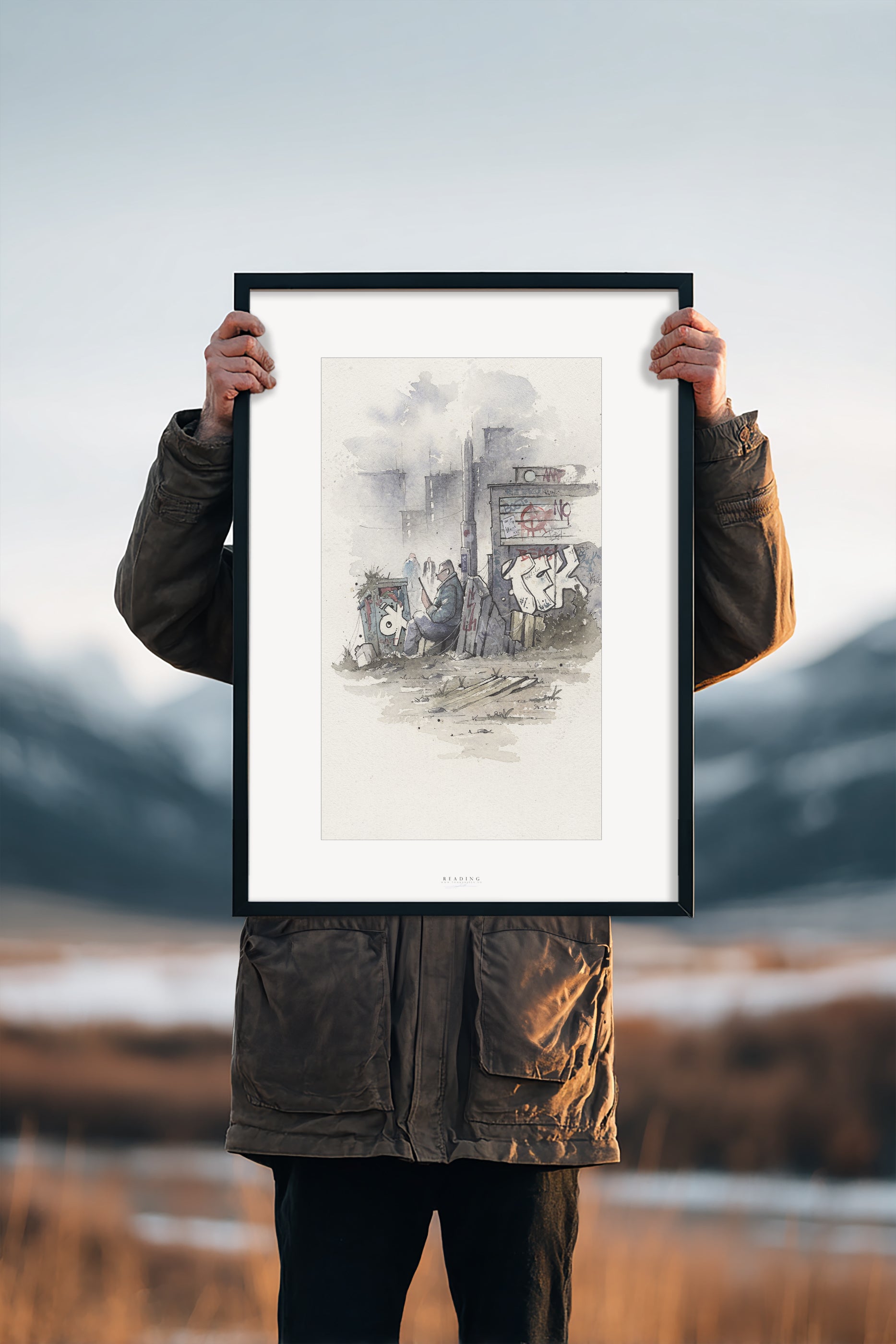 Reading | Fine Art Print | 50x70 - 30x40