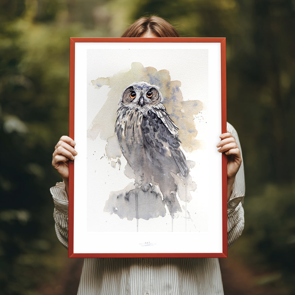 Owl | Fine Art Poster | 50x70 cm