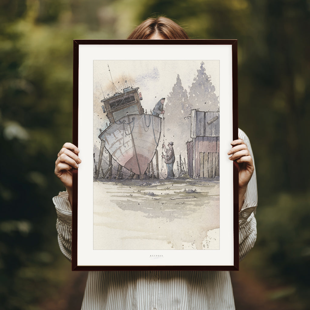 BÅTPUSS | Fine Art Print | 50x70 - 30x40