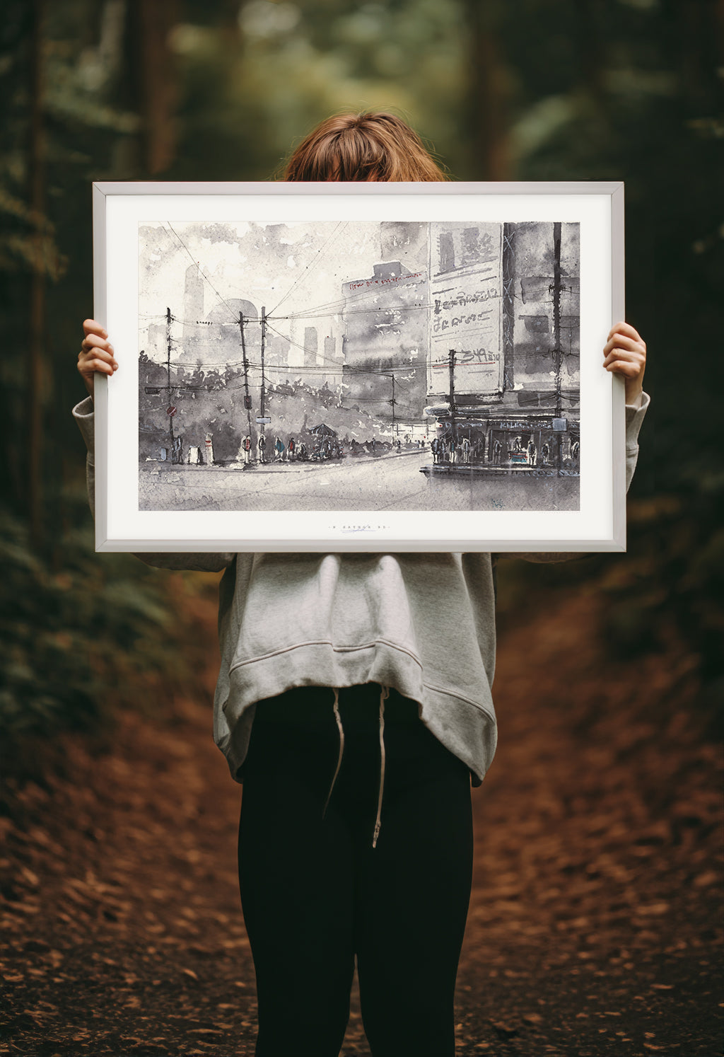 N-SATHON-R | 50x70cm | Giclée print