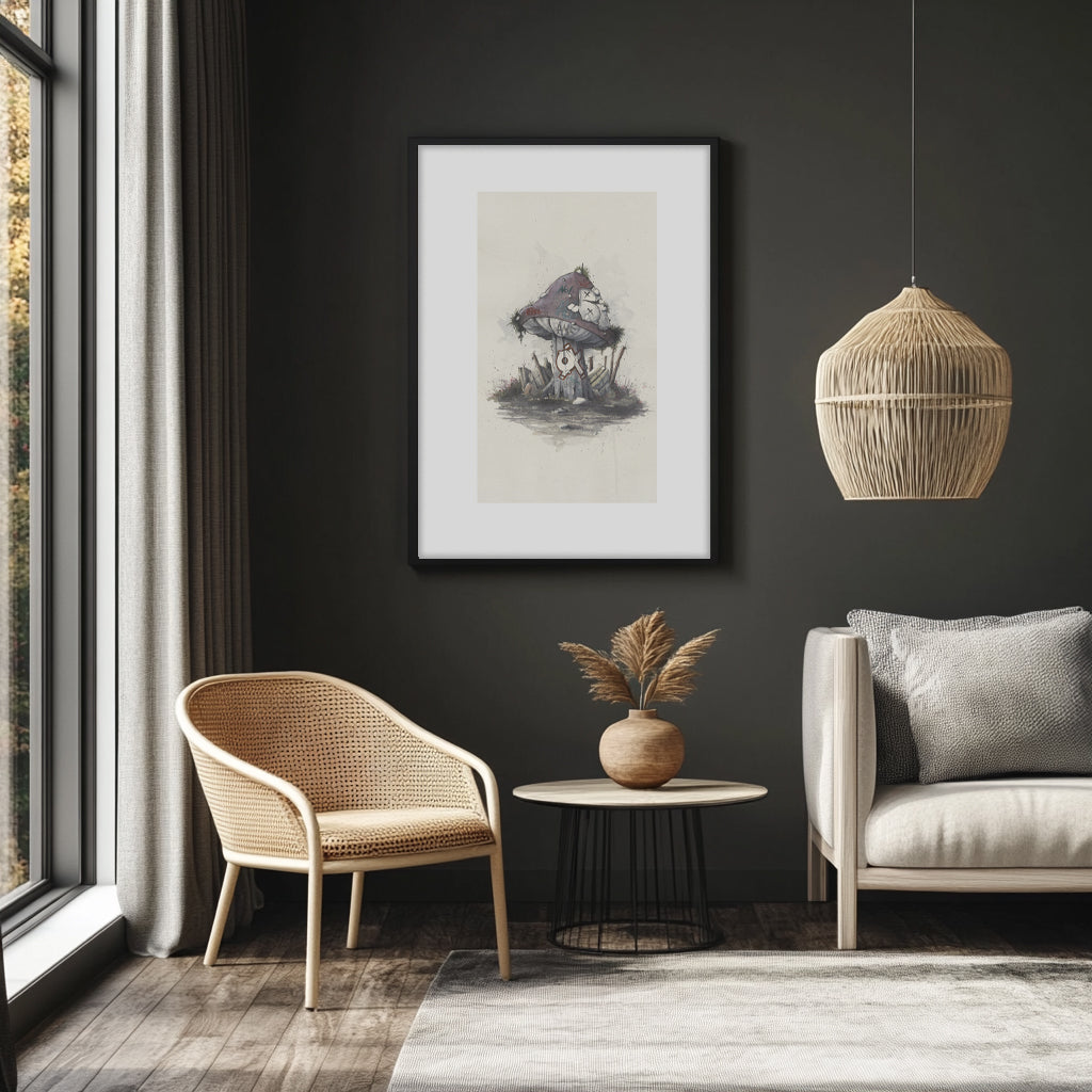 Amanita Ox  | 50x70 cm / 20x28″ | Fine art print