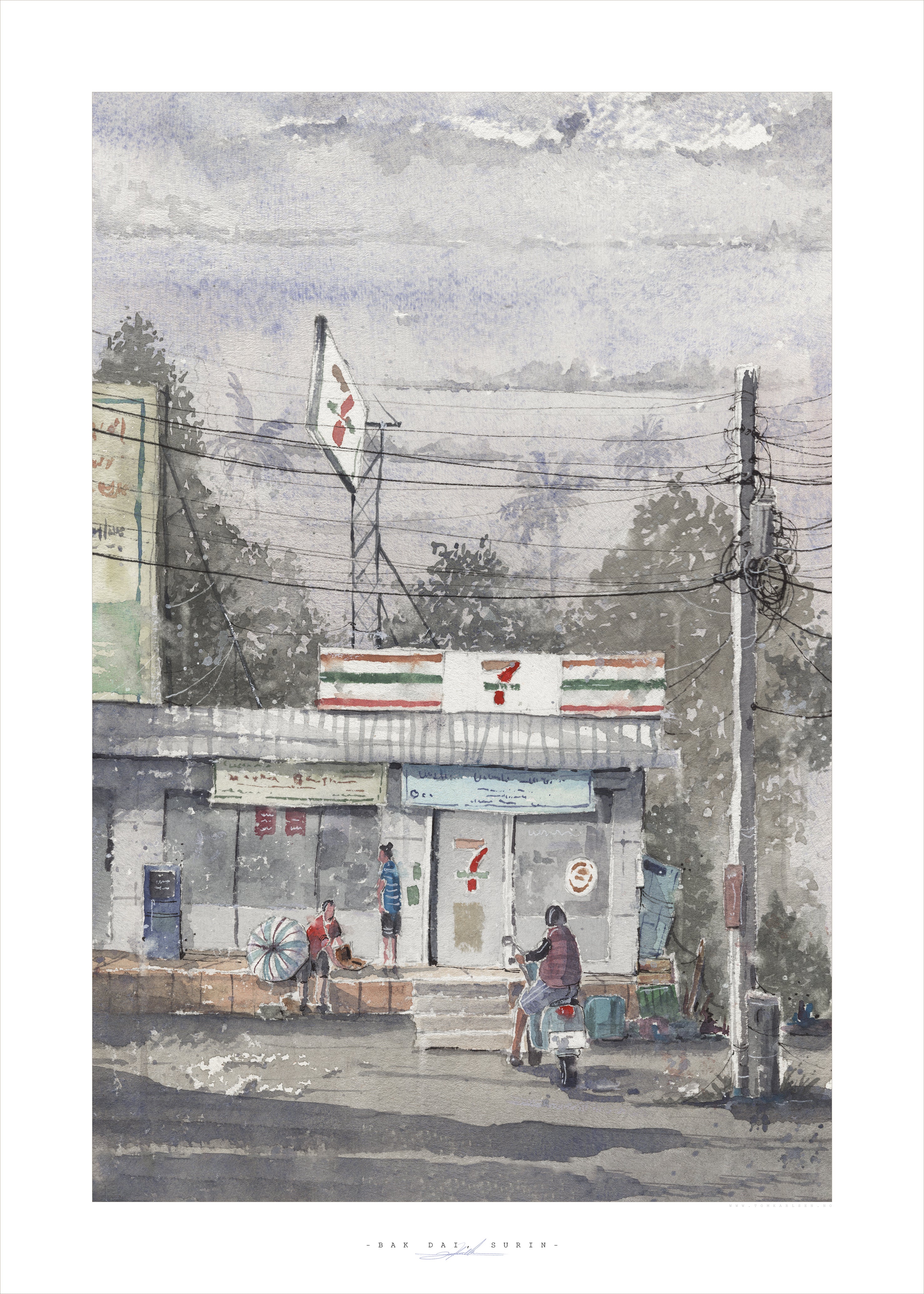 BAK DAI SURIN | 50x70cm | Giclée print