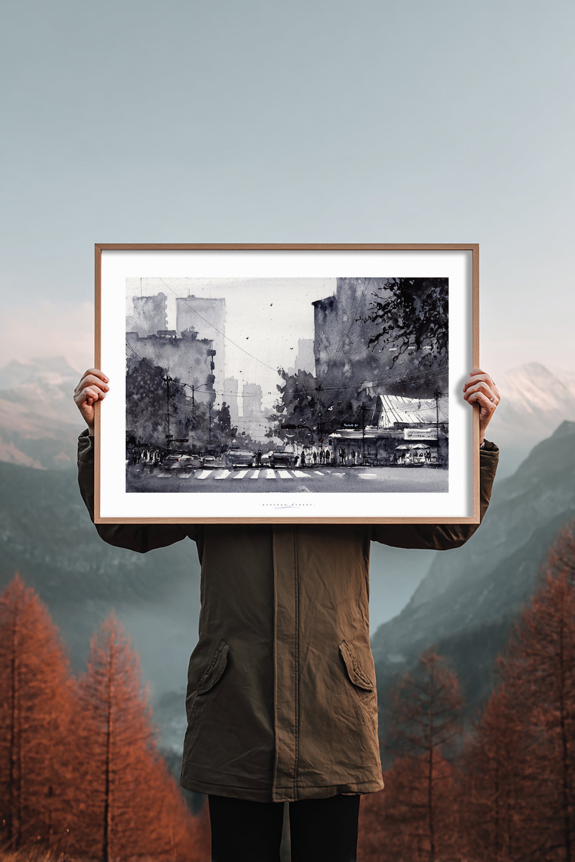 BANGKOK STREET | 50x70cm | Giclée print