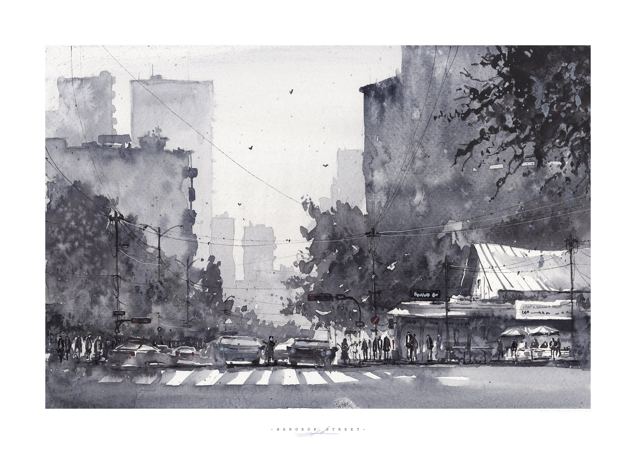 BANGKOK STREET | 50x70cm | Giclée print