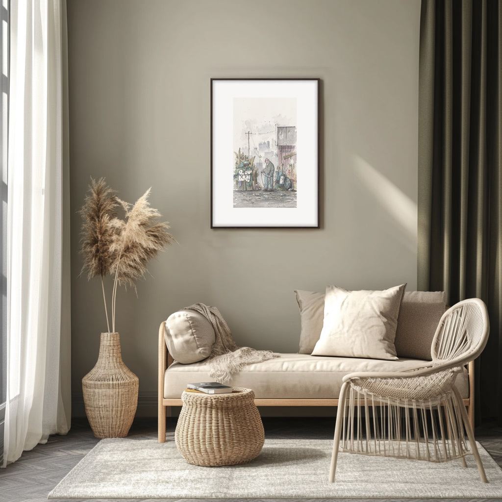 Bot Cat | 50x70 cm | Fine art print