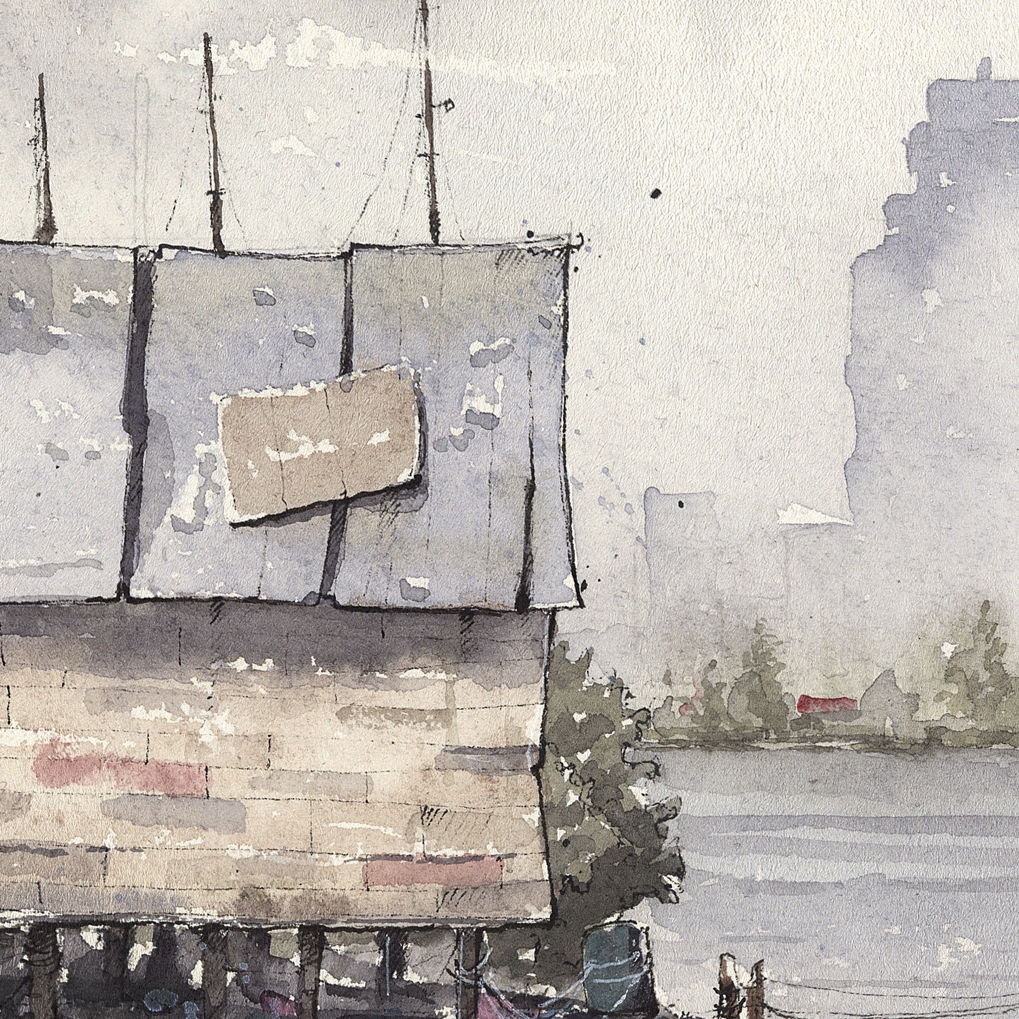Chao phraya river | 50x70 cm / 20x28″ | Fine art print