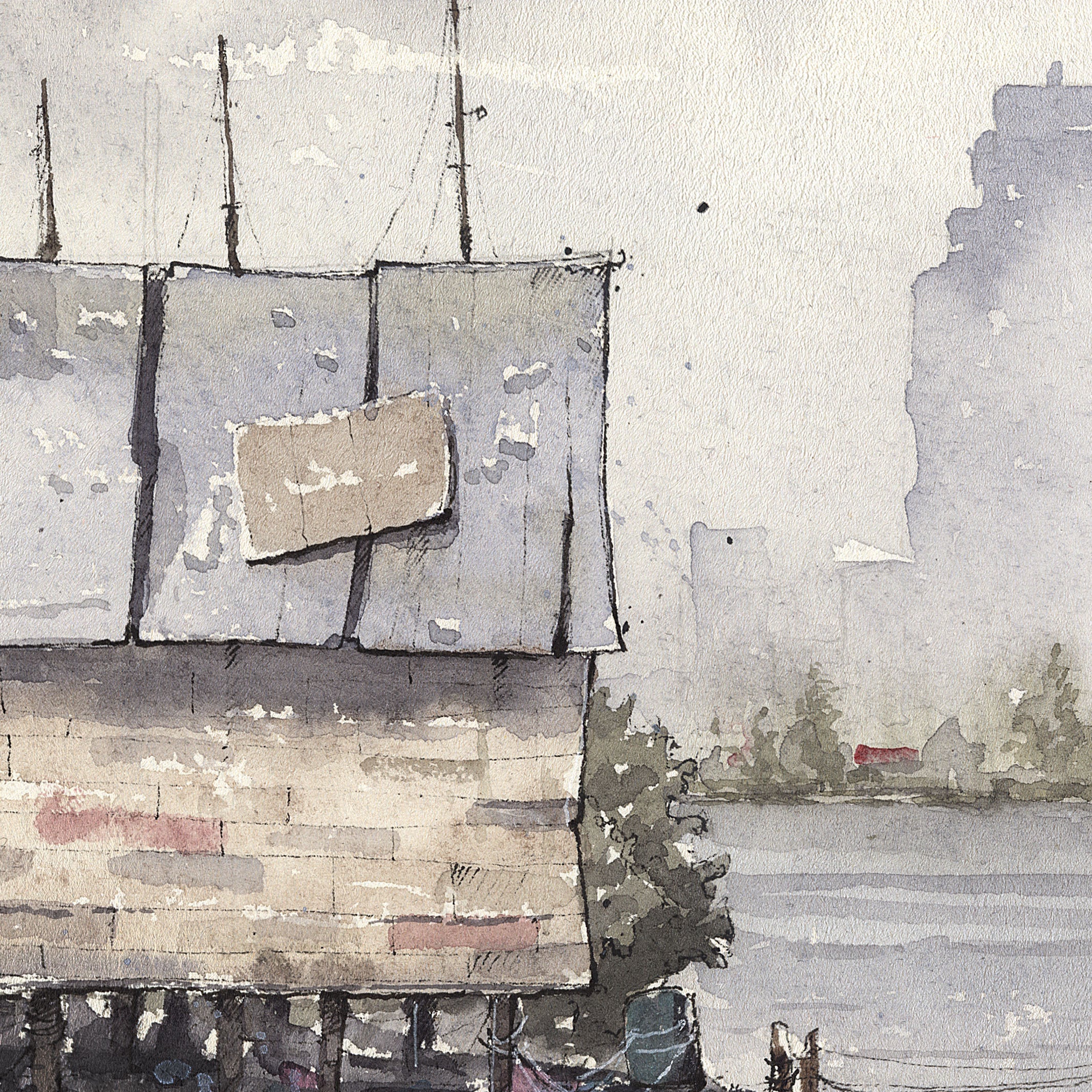 Chao phraya river | 50x70 cm / 20x28″ | Fine art print