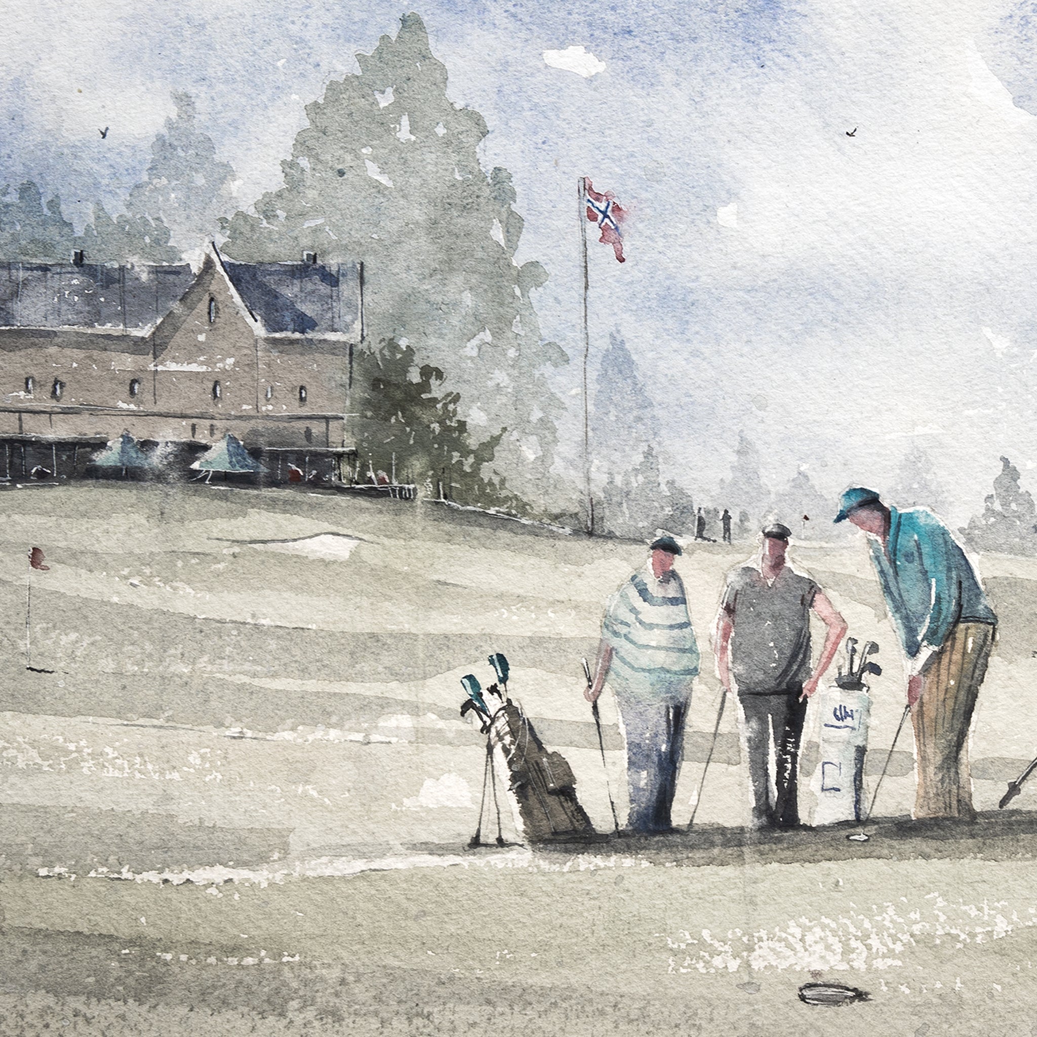 Sunday golf  | 50x70 cm / 20x28″ | Fine art print