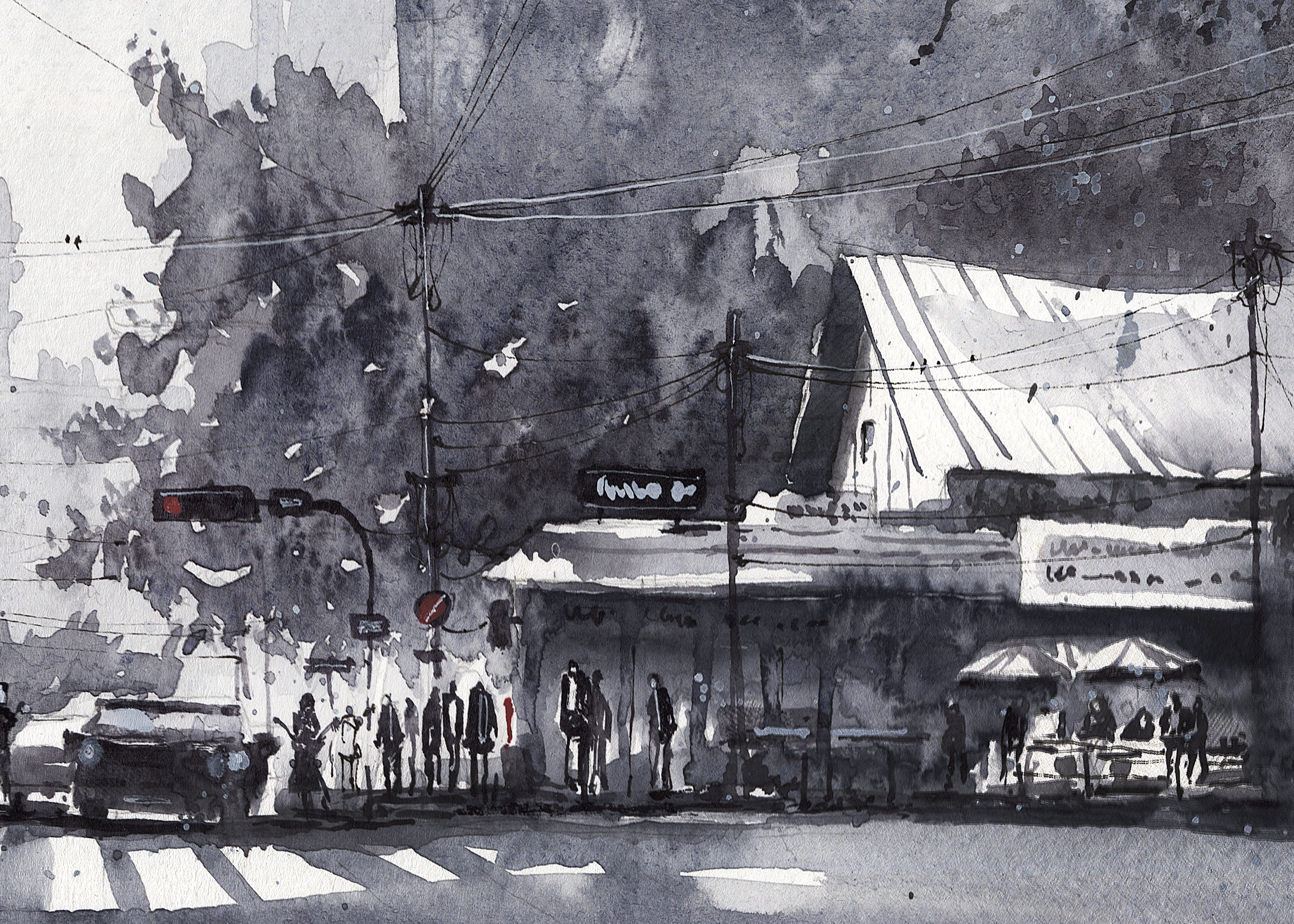 Bangkok street | 50x70 cm | Fine art print