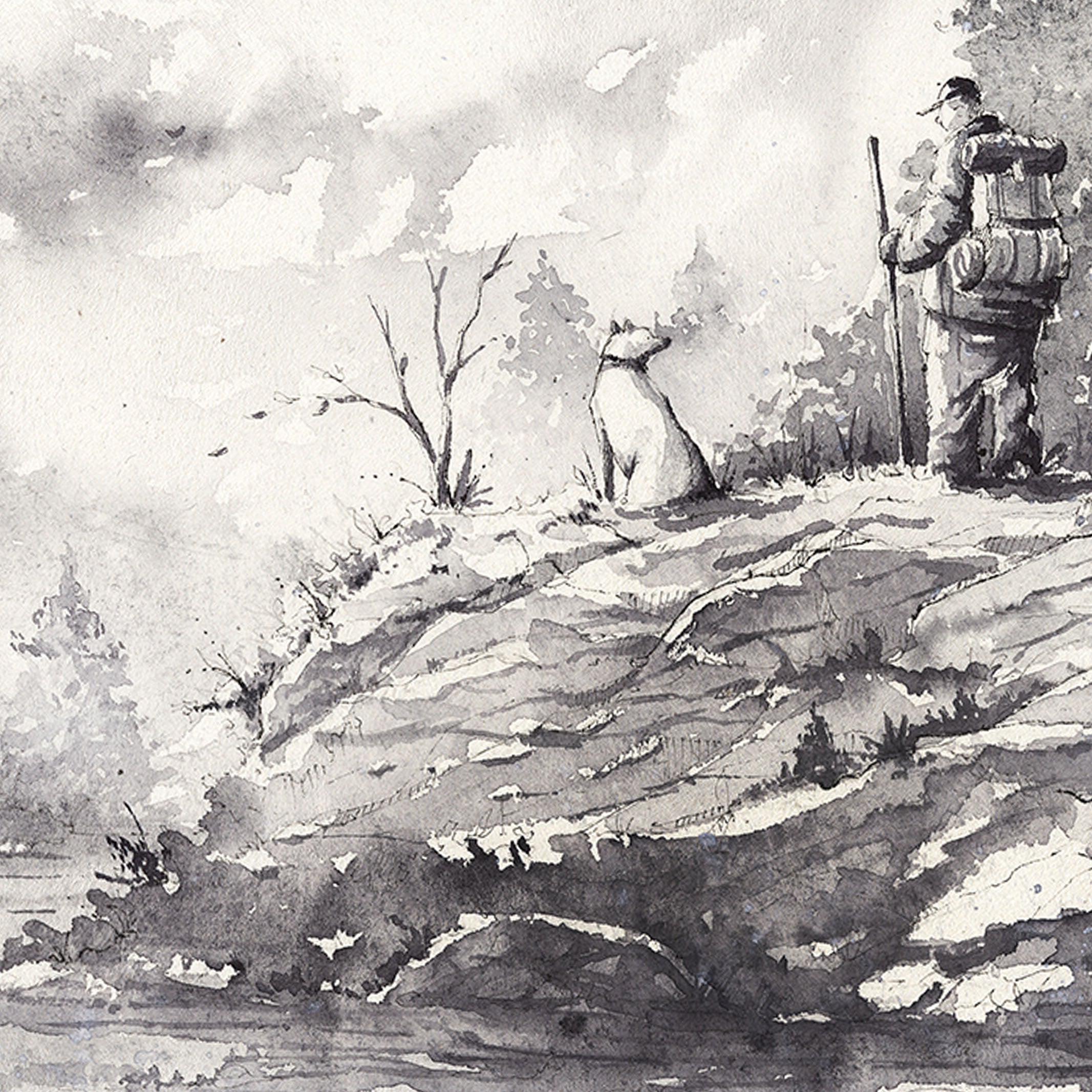 On a hike  | 50x70 cm / 20x28″ | Fine art print