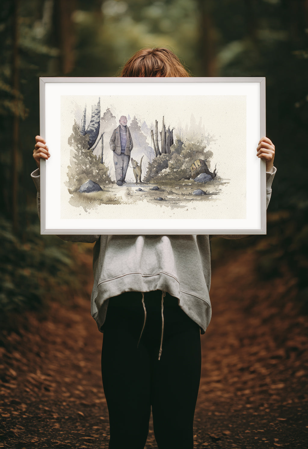 DOGWALK | 50x70cm | Giclée print