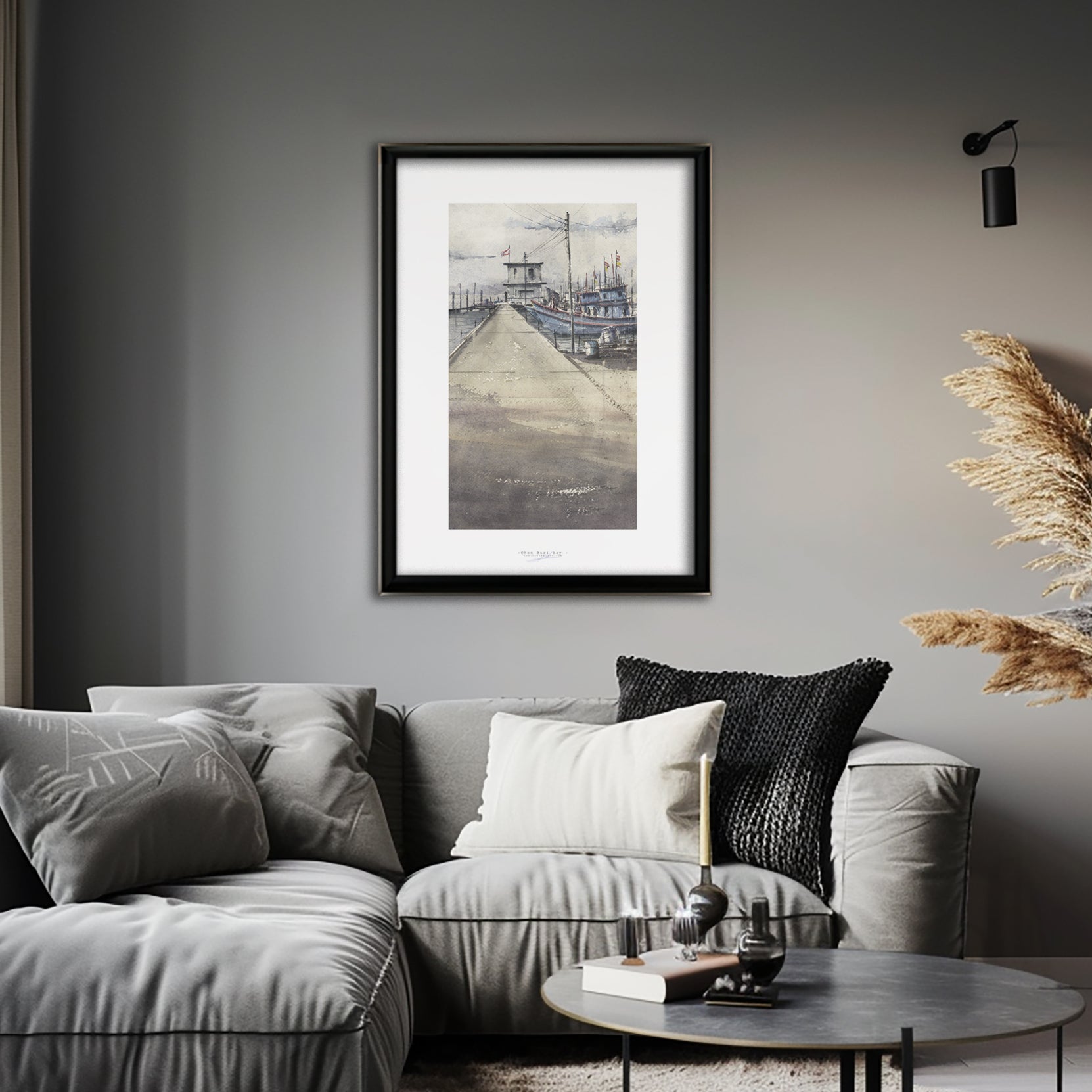 Chon Buri bay  | 50x70 cm / 20x28″ | Fine art print