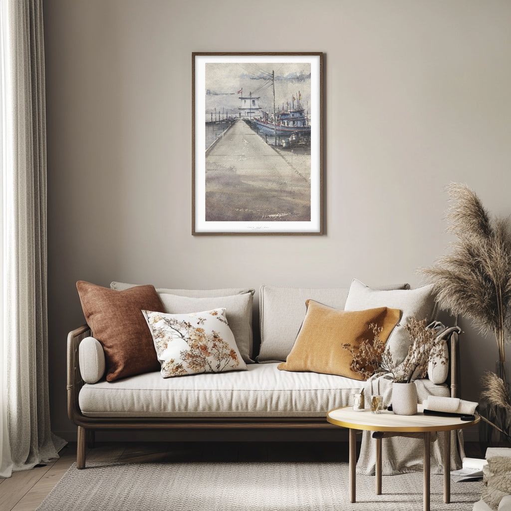 CHON BURI BAY | 50x70cm | Giclée print