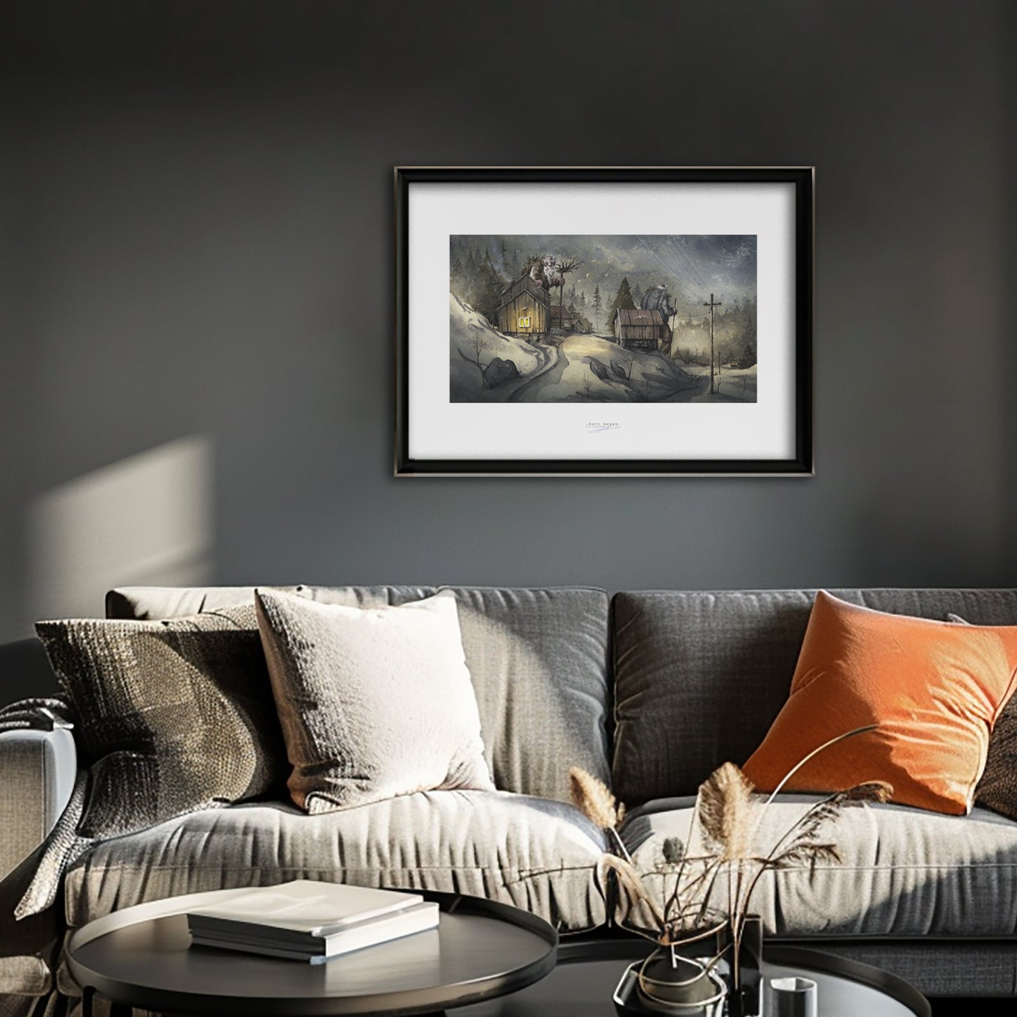 Natt besøk | Fine Art Print | 50x70 - 30x40