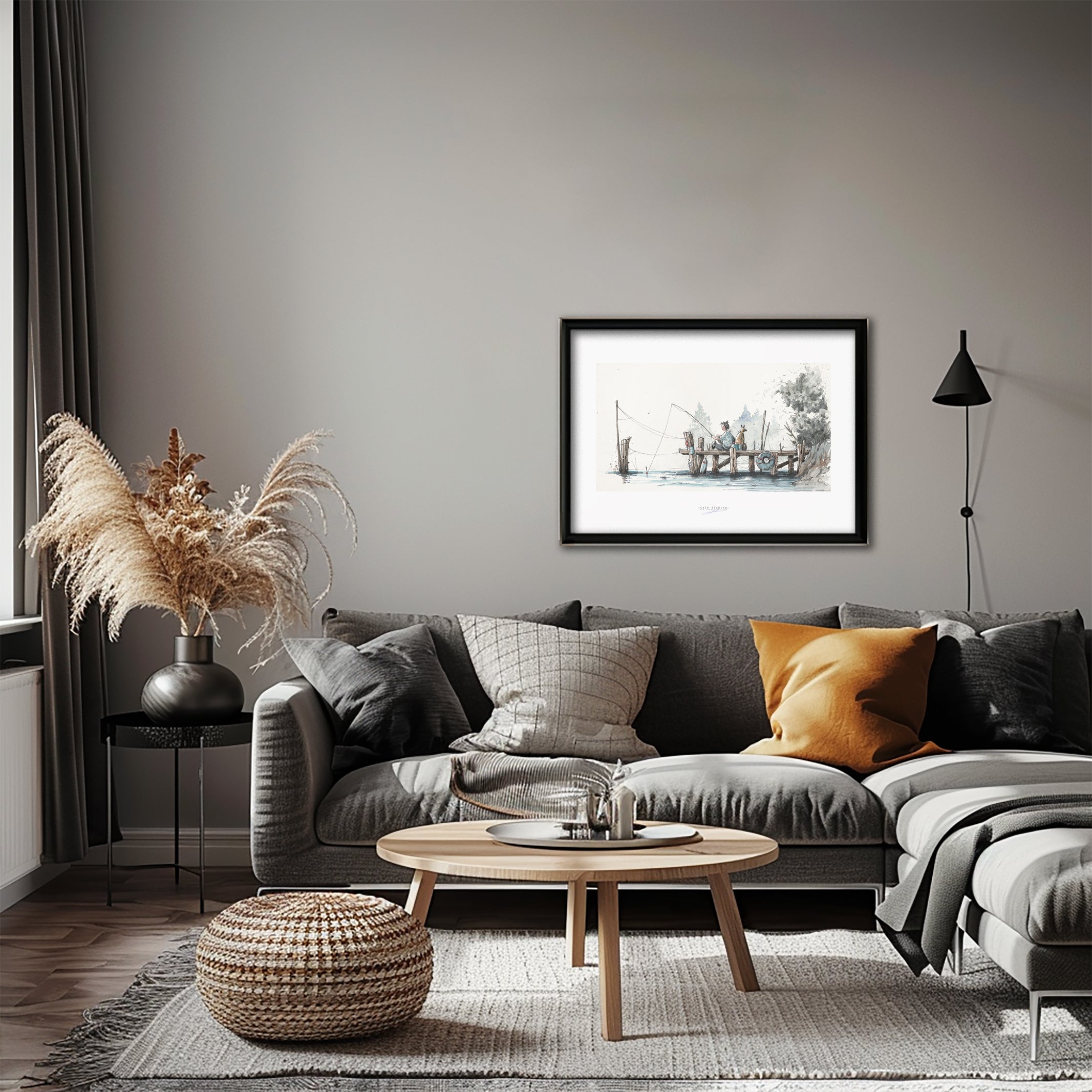 Calm fishing  | 50x70 cm / 20x28″ | Fine art print