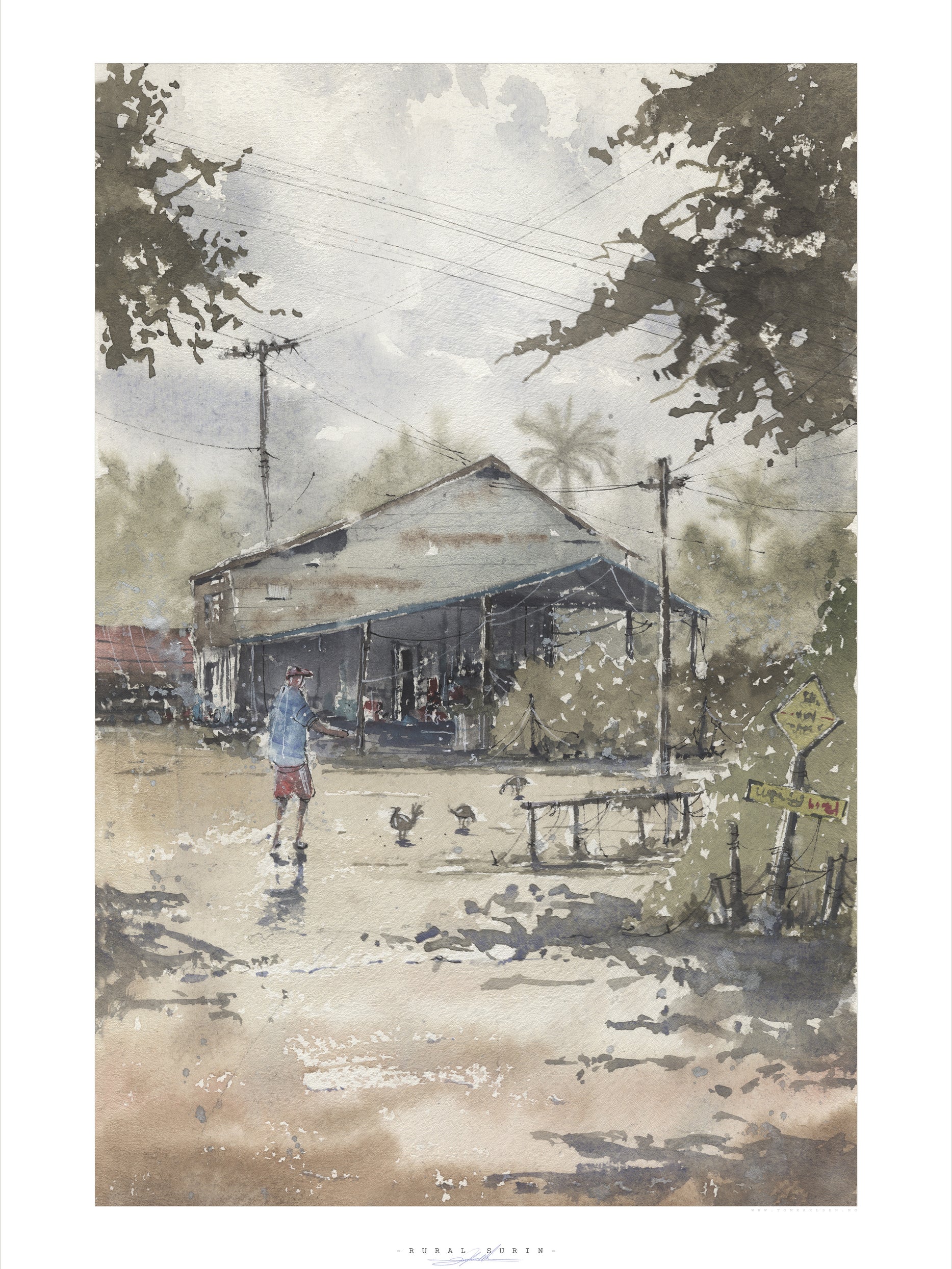 RURAL SURIN | 50x70cm | Giclée print