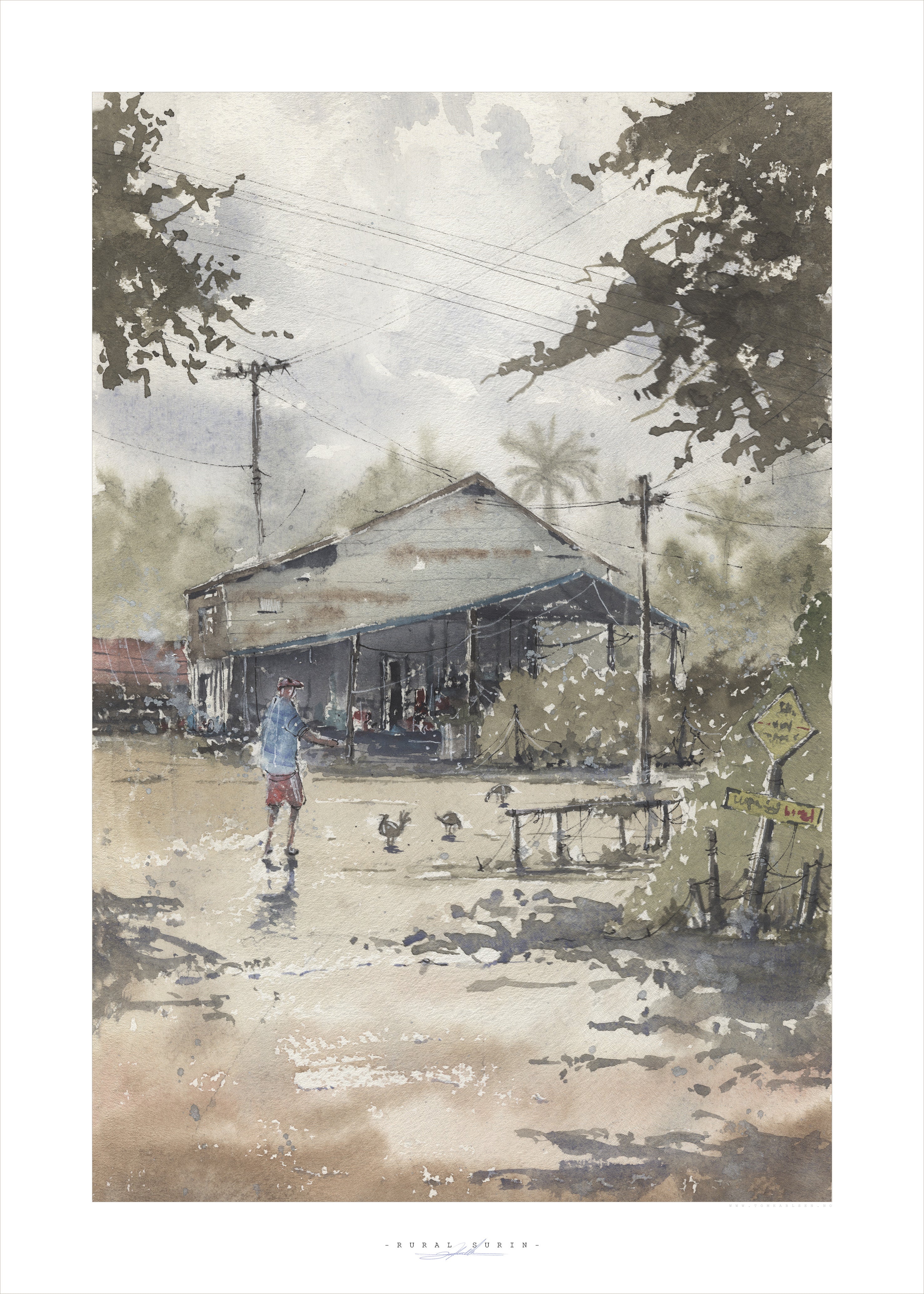 RURAL SURIN | 50x70cm | Giclée print